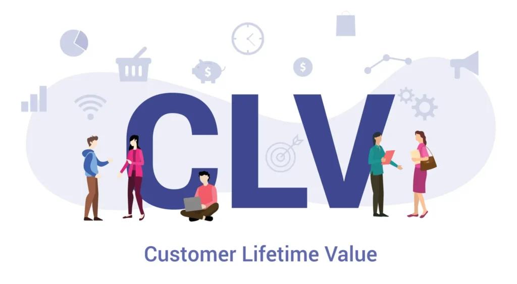 Customer lifetime value showing CLV metrics and campaign performance optimization