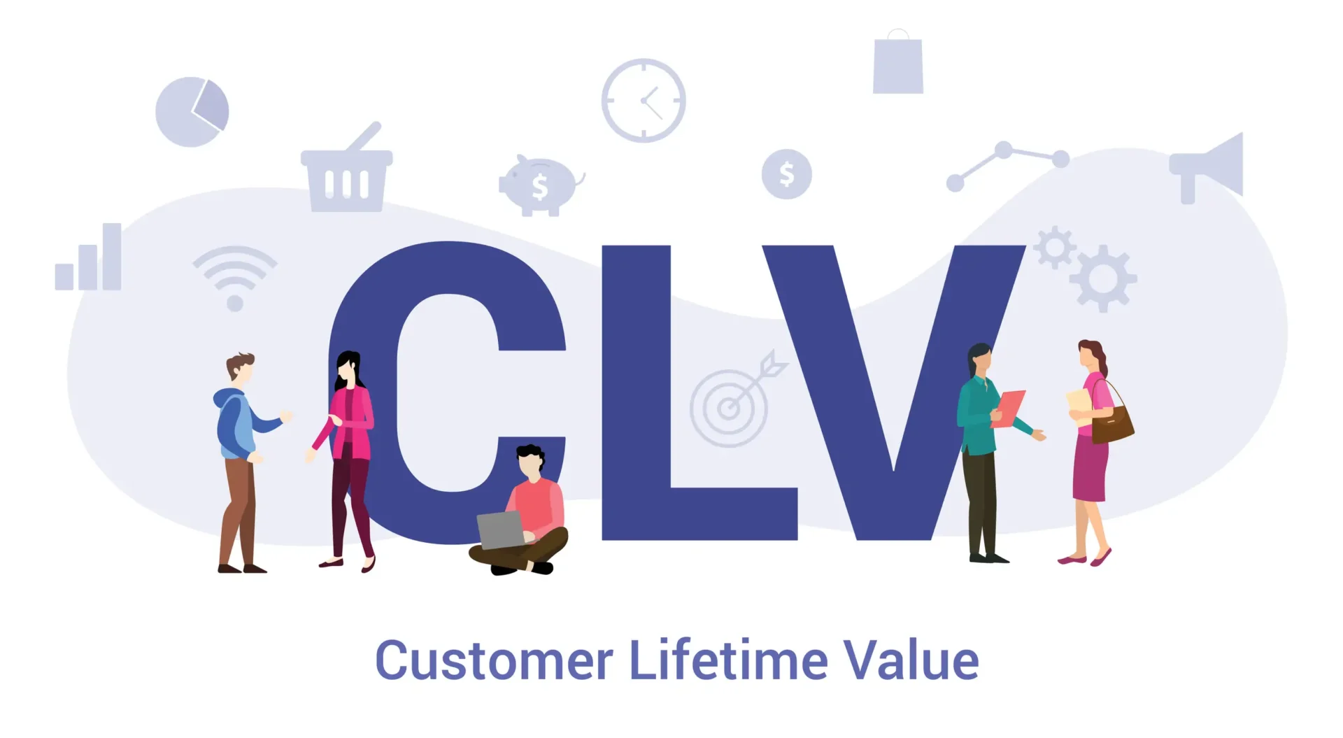 Customer lifetime value showing CLV metrics and campaign performance optimization Customer lifetime value showing CLV metrics and campaign performance optimization
