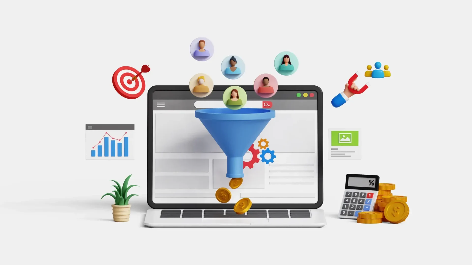Ecommerce conversion rate optimization funnel with CRO analytics converting visitors to sales Ecommerce conversion rate optimization funnel with CRO analytics converting visitors to sales