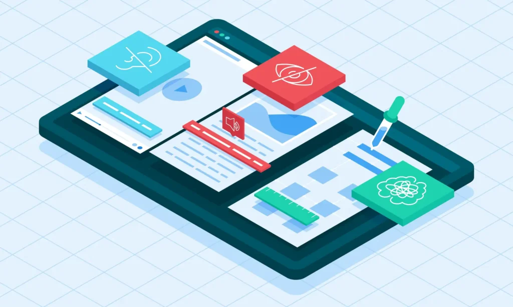 Accessibility in web design with website accessibility features for people with disabilities