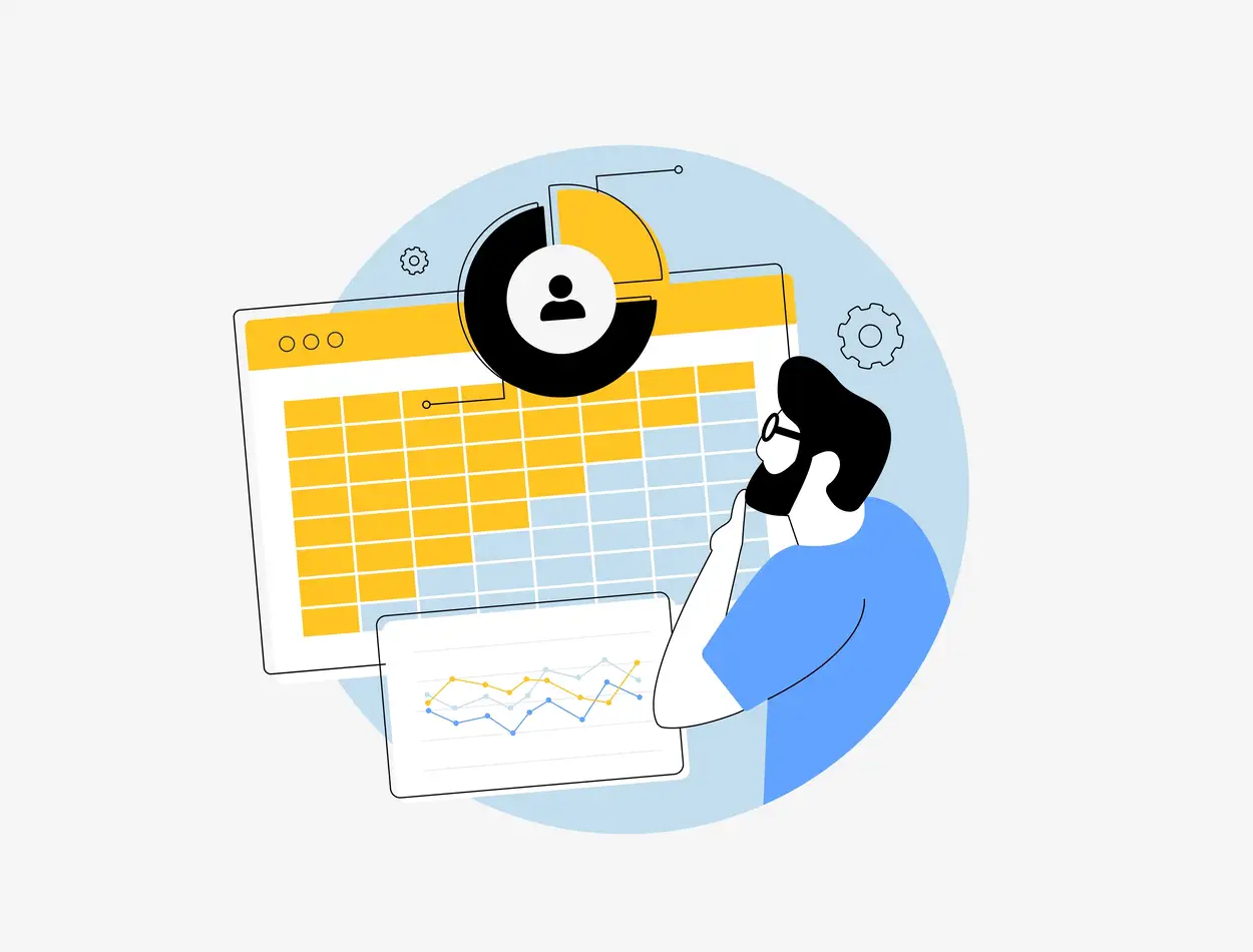 AI-Powered Customer Segmentation: Personalization at Scale A marketer uses AI customer segmentation to analyze user data on a dashboard.